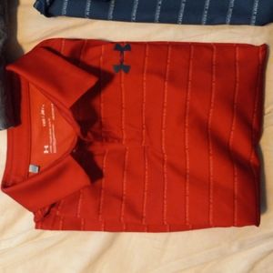 3 boys under armour polos size medium